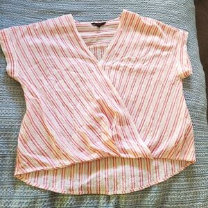 Linen-feel Dolman Sleeve blouse